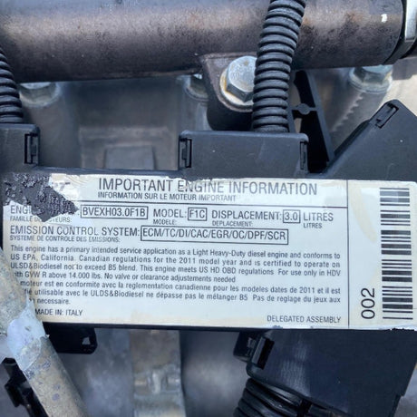 2011 Mitsubishi F1C Fuso 4 Cyl Diesel Engine For Sale – 48,961 - hdengines.com