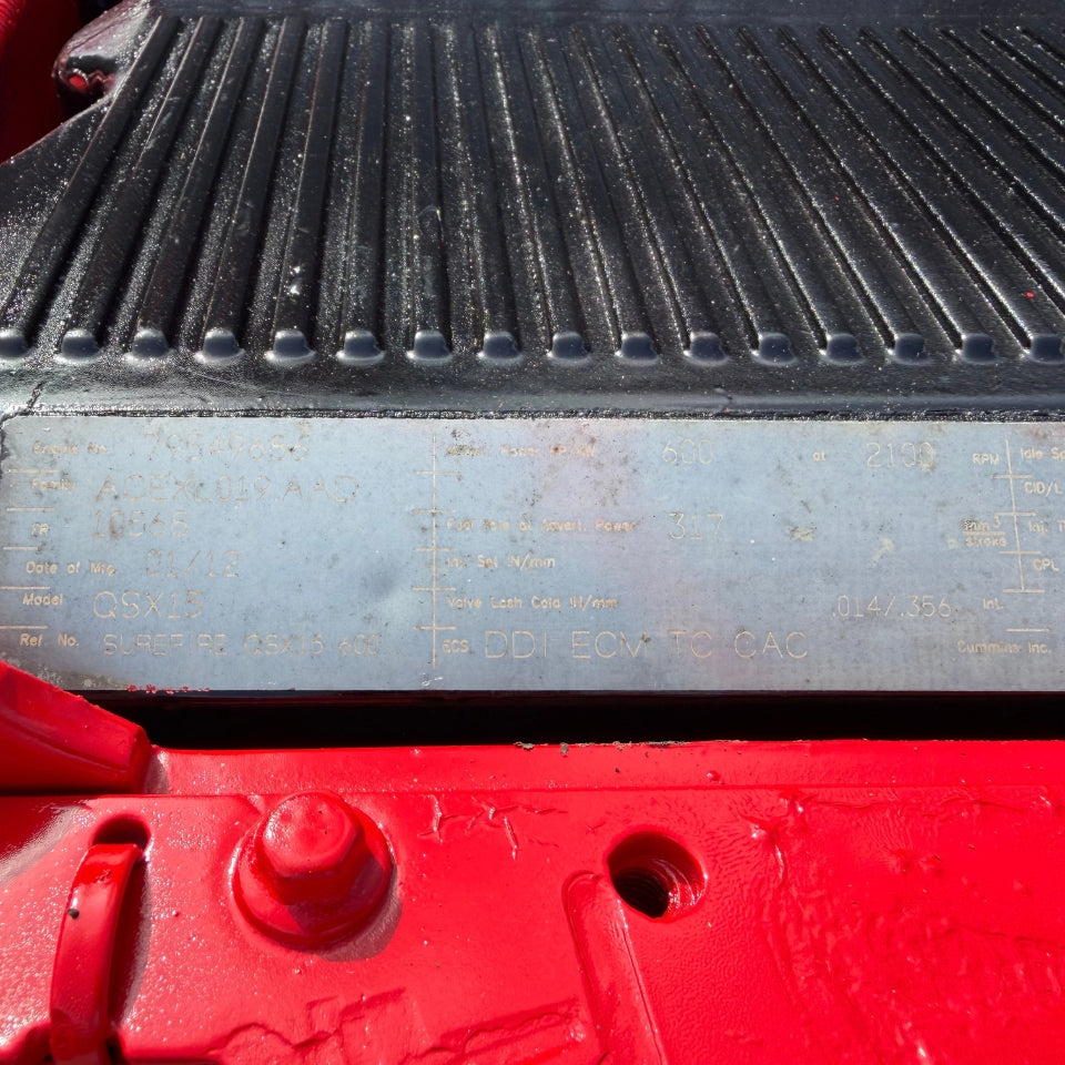 2012 Cummins QSX15 600HP 15.0L Tier 3 Industrial Diesel Engine for Sale