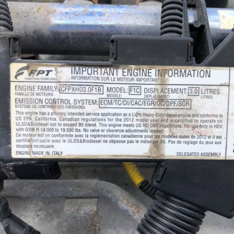 2012 Mitsubishi F1C 3.0L Diesel Engine For Sale – Low Miles - hdengines.com