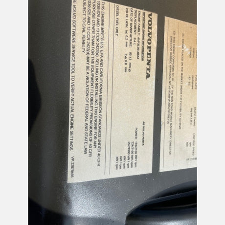 2013 Volvo D9 TAD952VE 337HP 6 Cyl Diesel Engine For Sale - hdengines.com