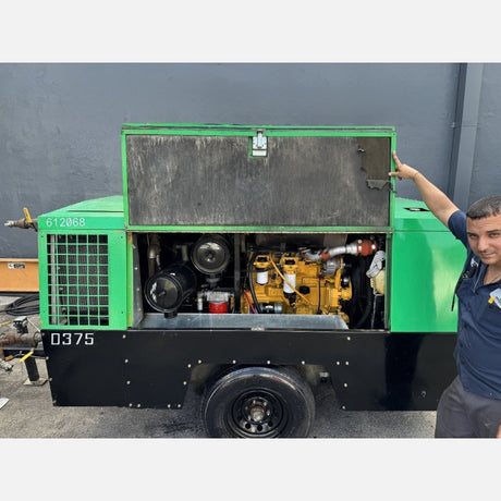 2014 Sullivan Palatek DF375PDJD John Deere 4045HF285 139HP 4 Cyl Mobile Air Compressor For Sale - hdengines.com