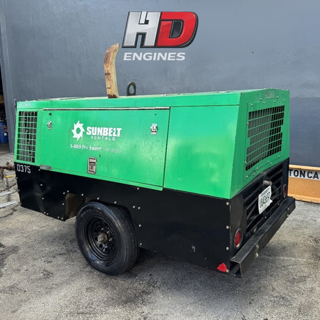 2014 Sullivan Palatek DF375PDJD John Deere 4045HF285 139HP 4 Cyl Mobile Air Compressor For Sale - hdengines.com