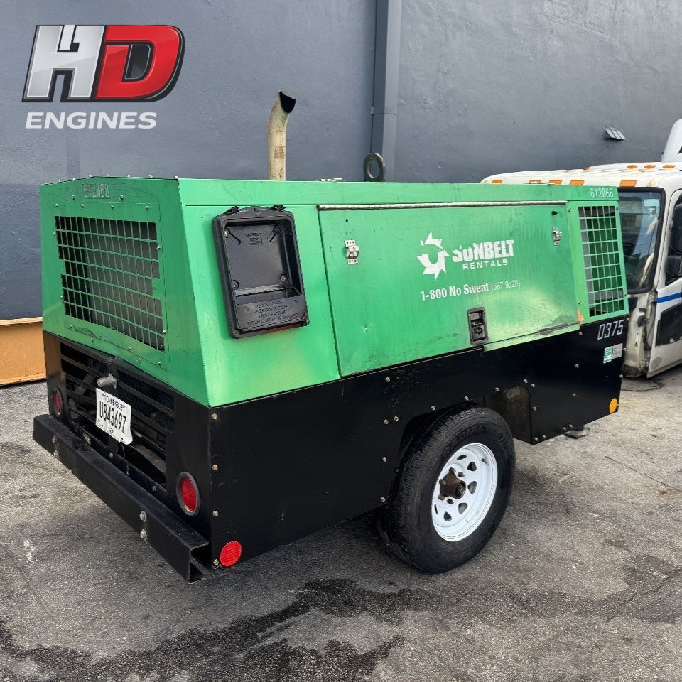 2014 Sullivan Palatek DF375PDJD John Deere 4045HF285 139HP 4 Cyl Mobile Air Compressor For Sale - hdengines.com