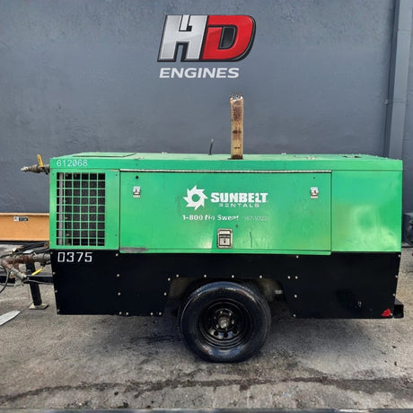 2014 Sullivan Palatek DF375PDJD John Deere 4045HF285 139HP 4 Cyl Mobile Air Compressor For Sale - hdengines.com