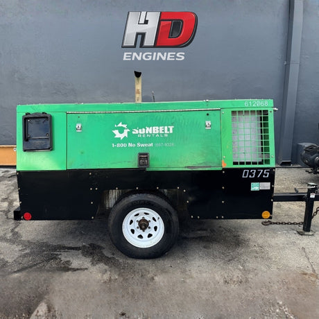 2014 Sullivan Palatek DF375PDJD John Deere 4045HF285 139HP 4 Cyl Mobile Air Compressor For Sale - hdengines.com