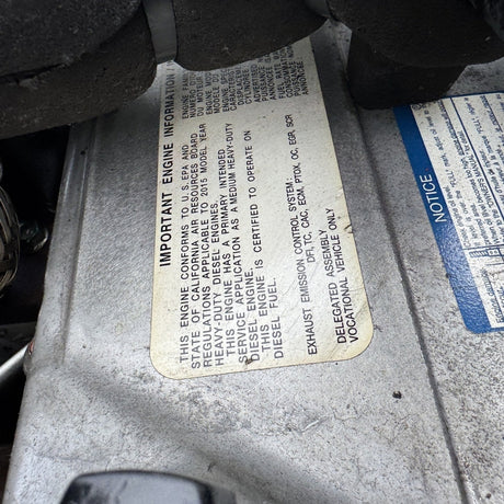2015 Hino J08E-VC 220HP 6 Cyl Diesel Engine For Sale– EPA13 - hdengines.com
