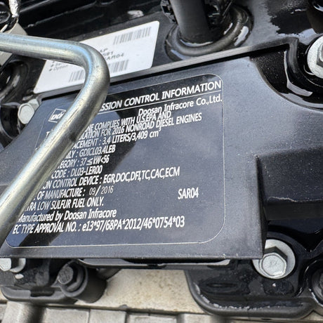 2016 Doosan D34NAP 74HP 4 Cyl Diesel Engine For Sale - hdengines.com