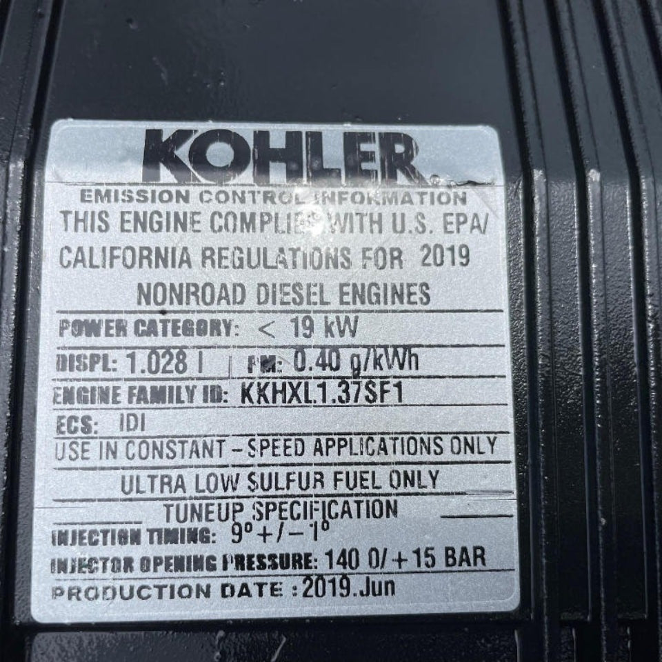 2019 Kohler KDW1003 25HP Diesel Engine For Sale - hdengines.com