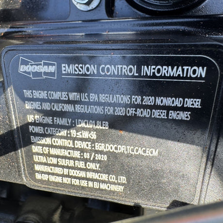2020 Doosan DM01P 49HP 3 Cyl Diesel Engine For Sale - hdengines.com