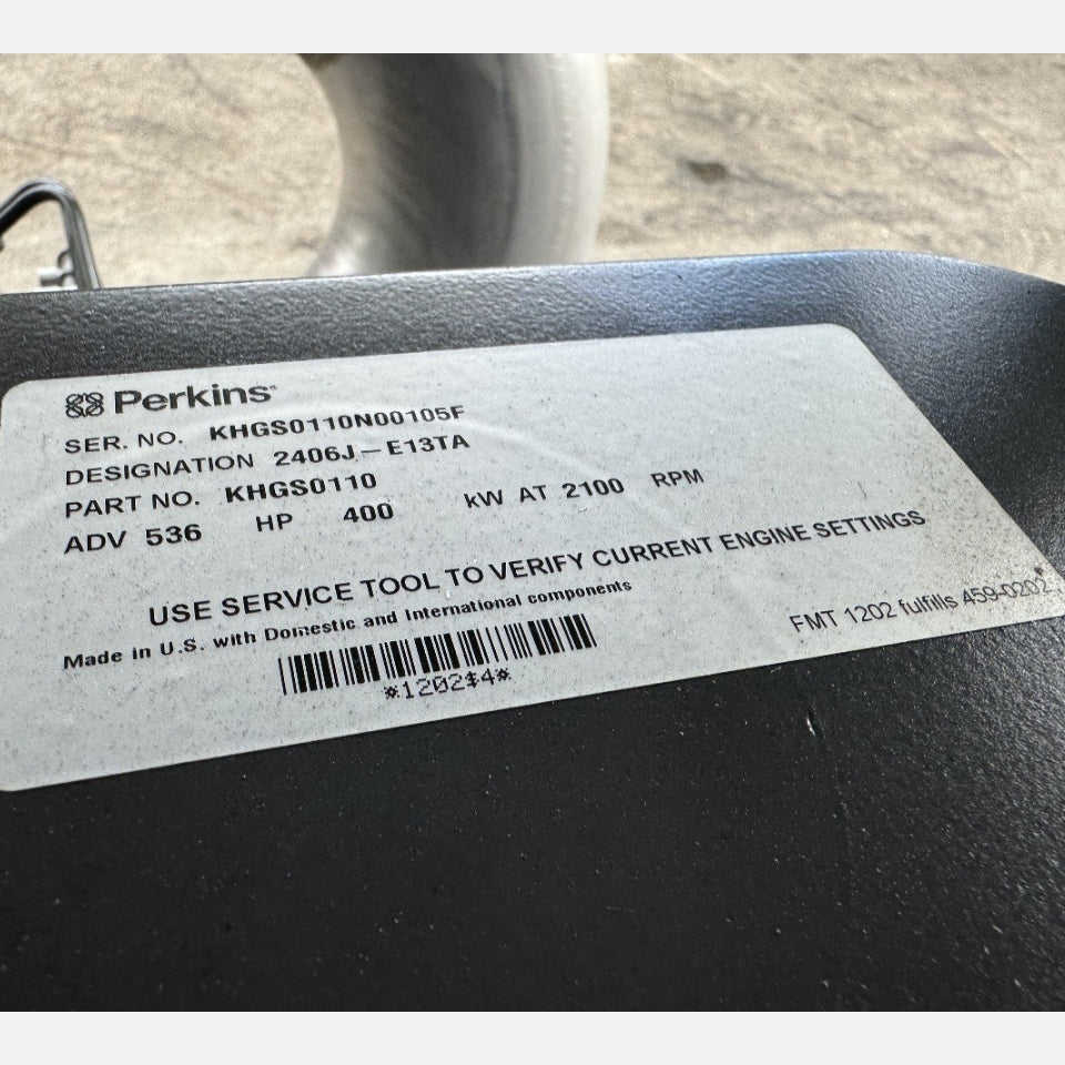 2020 Perkins 2406J-E13TA 536 HP 6 Cyl Diesel Engine For Sale - hdengines.com