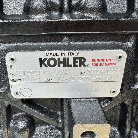 2022 Kohler KDI2504TCR 74HP 4 Cyl Diesel Engine For Sale - hdengines.com