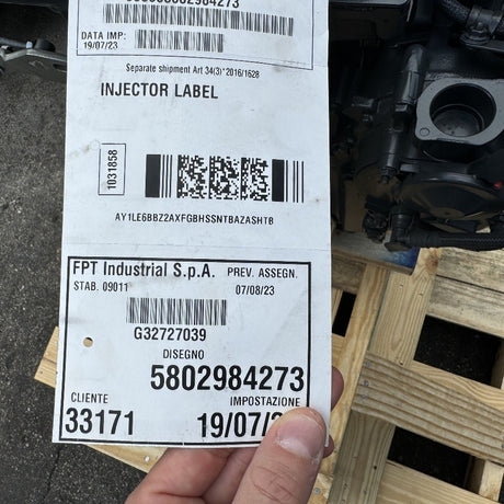 2023 FPT F5C Tier 4 Final 74HP 4 Cyl Industrial Diesel Engine For Sale - hdengines.com