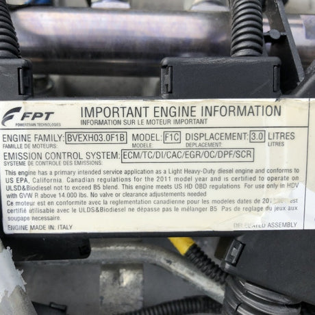2011 Mitsubishi F1C 4 Cyl Diesel Engine For Sale – 38,306 Miles | ESN F1CE34814 - hdengines.com