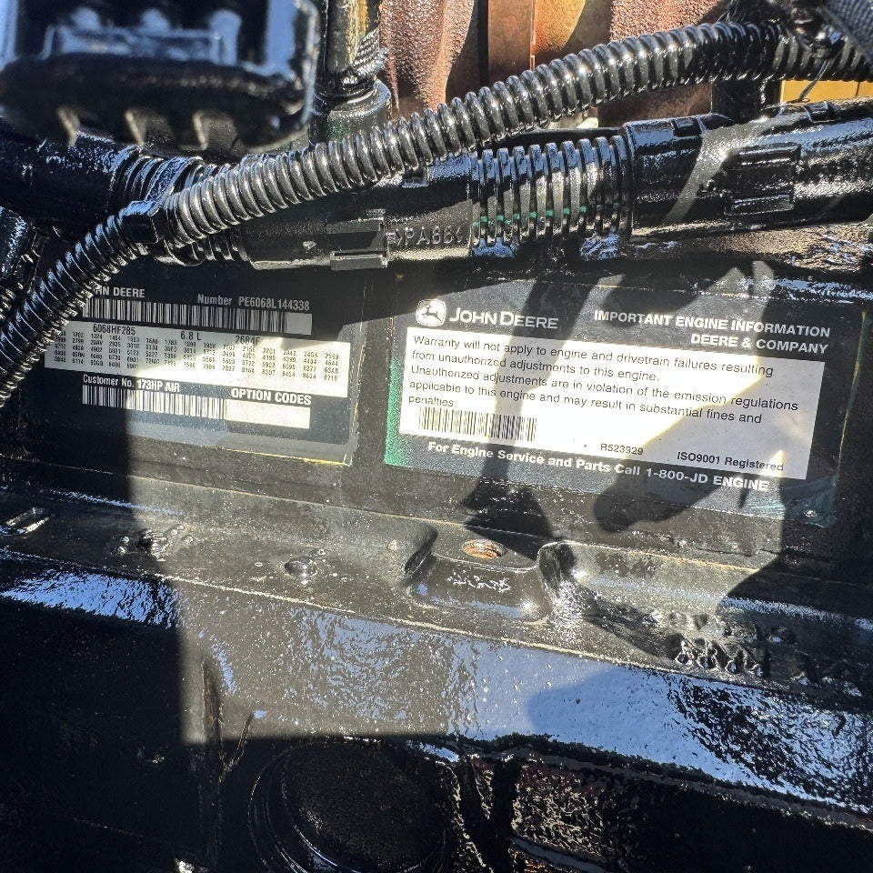 2011 John Deere 6068HF285 173HP 6 Cyl Diesel Engine Water Pump Unit For Sale - hdengines.com