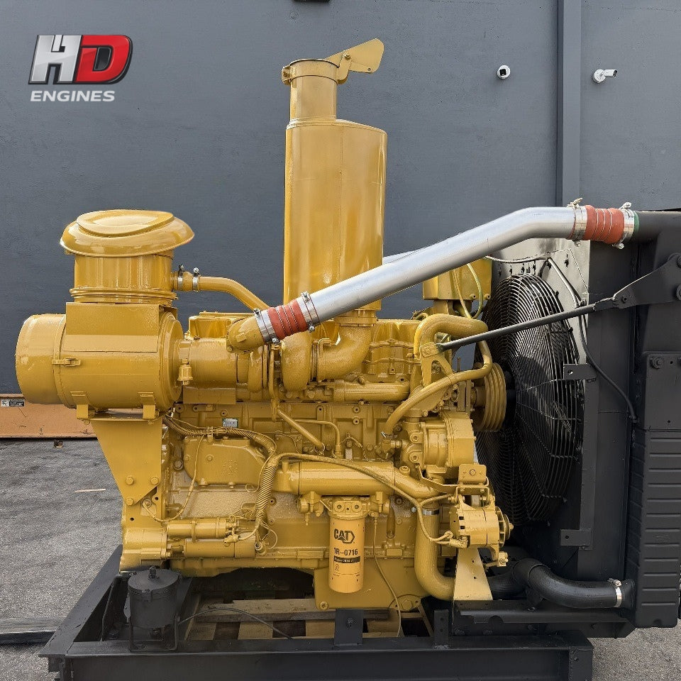 2000 CAT 3406E 575HP 6 Cyl – Industrial Diesel Power Unit with Control Panel - hdengines.com
