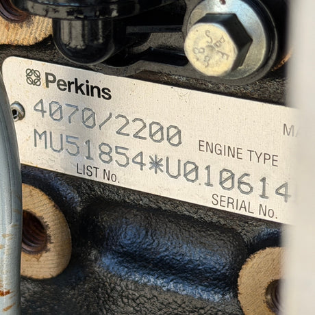 2019 CAT C4.4 Tier 4 Final Industrial Diesel Engine, Family #KPKXL04.4MU1, 174HP, 4.4L