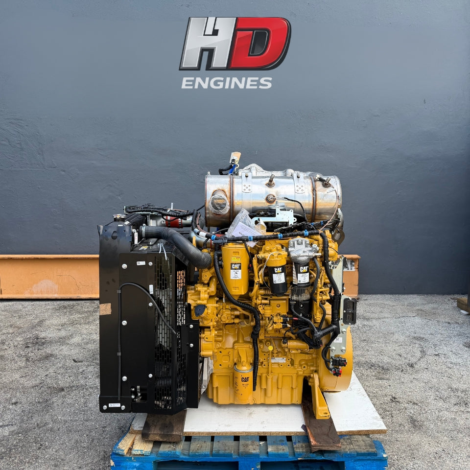 New 2025 CAT C4.4 Tier 4 Final Industrial Diesel Engine Power Unit, 4.4L, 146HP