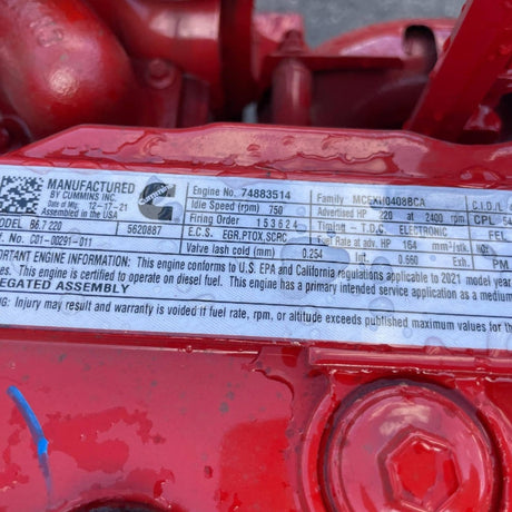 New 2021 Cummins B6.7 220HP 6 Cyl – EPA 2021 Diesel Truck Engine for Sale - hdengines.com