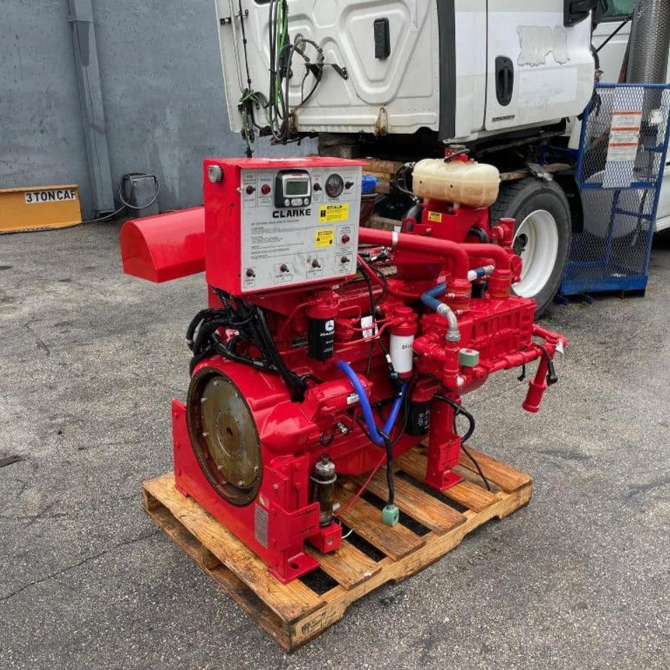 New 2017 John Deere 6068HFC28 175HP 6 Cyl Fire Pump Diesel Engine For Sale - hdengines.com