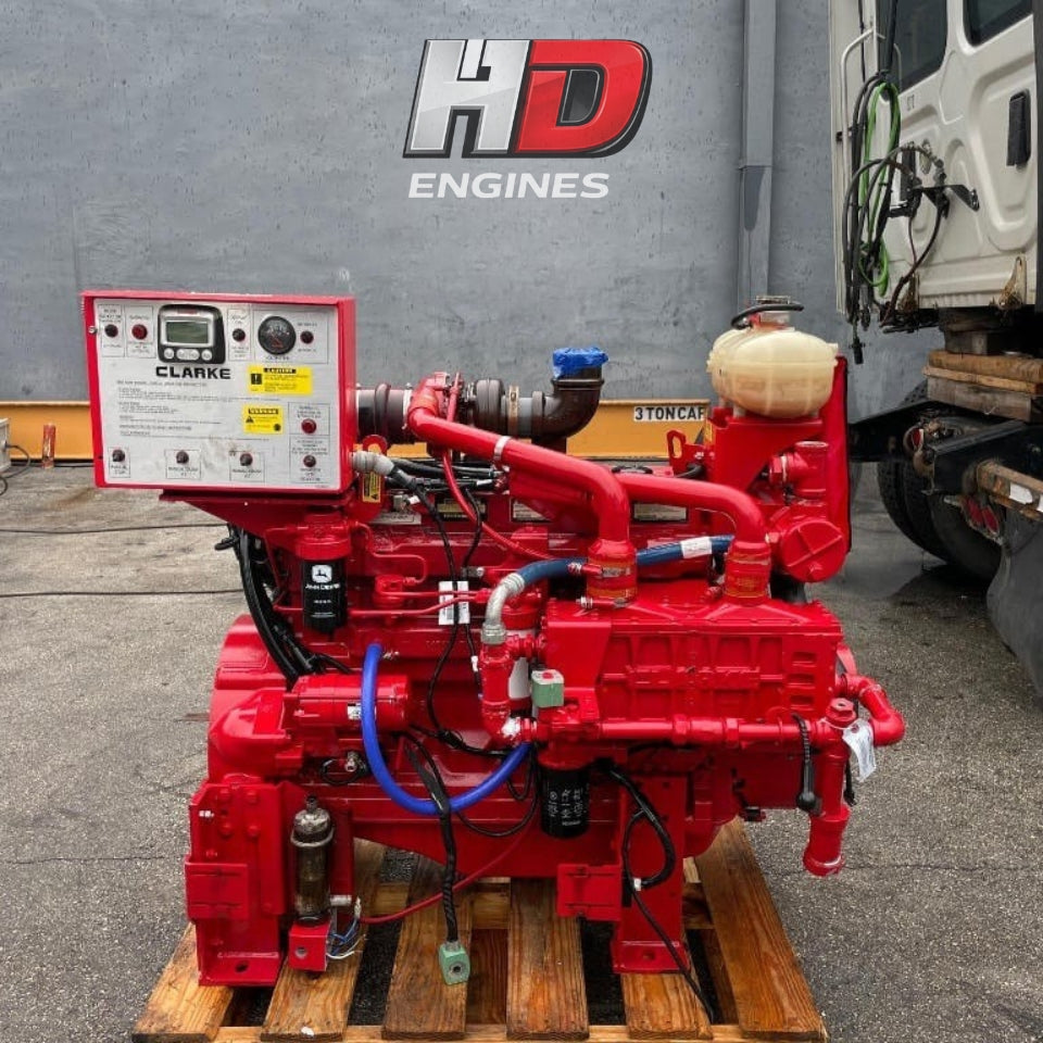 New 2017 John Deere 6068HFC28 175HP 6 Cyl Fire Pump Diesel Engine For Sale - hdengines.com