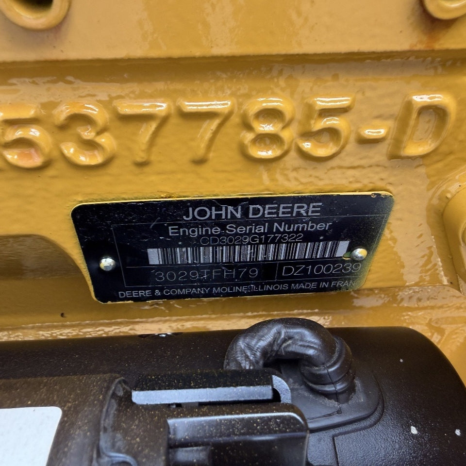 New 2020 John Deere 3029TF270 71HP 4 Cyl Industrial Diesel Engine For Sale - hdengines.com