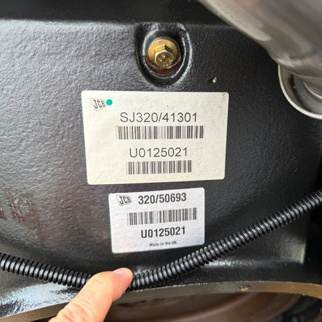2021 JCB 444 TA4-81 Industrial Diesel Engine, Tier 4 Final, Family #MJCBL04.4S09, 109HP