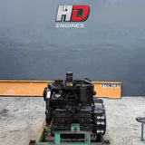 New 2008 Komatsu SAA4D102E-2 Industrial Diesel Engine 46853932, 4.5L, 80HP Tier 2