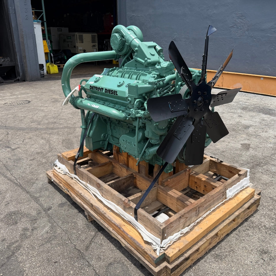 New 2026 Detroit 8V71TA Diesel Engine 08VA451785, 9.3L V8, 415HP Turbocharged Industrial Engine