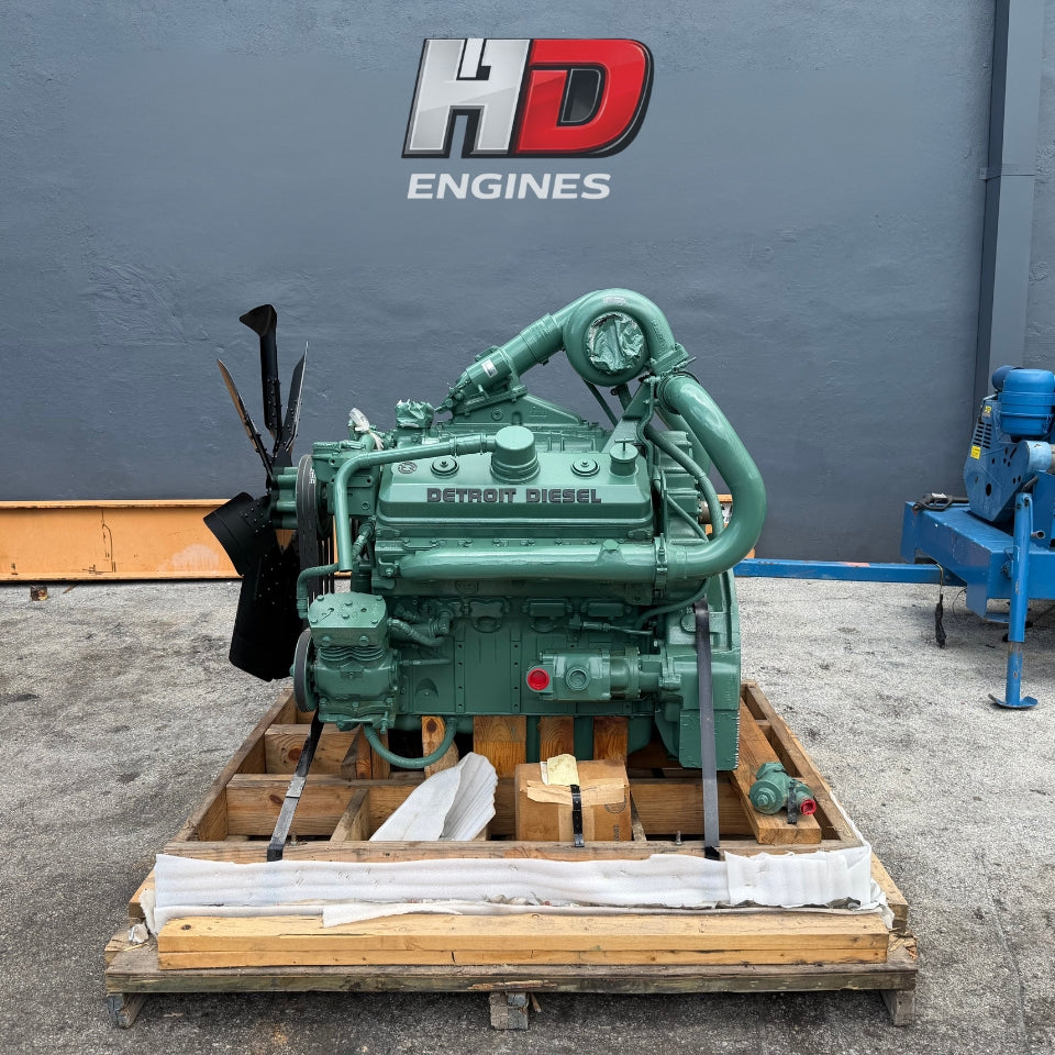 New 2026 Detroit 8V71TA Diesel Engine 08VA451785, 9.3L V8, 415HP Turbocharged Industrial Engine