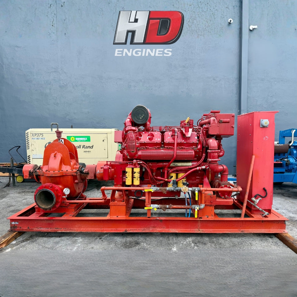 1989 CAT 3412 DI 660HP V12 Industrial Diesel Engine for Sale – Low Hours
