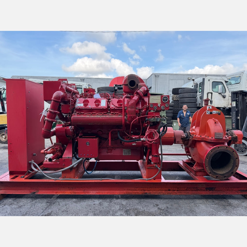 1989 CAT 3412 DI 660HP V12 Industrial Diesel Engine for Sale – Low Hours