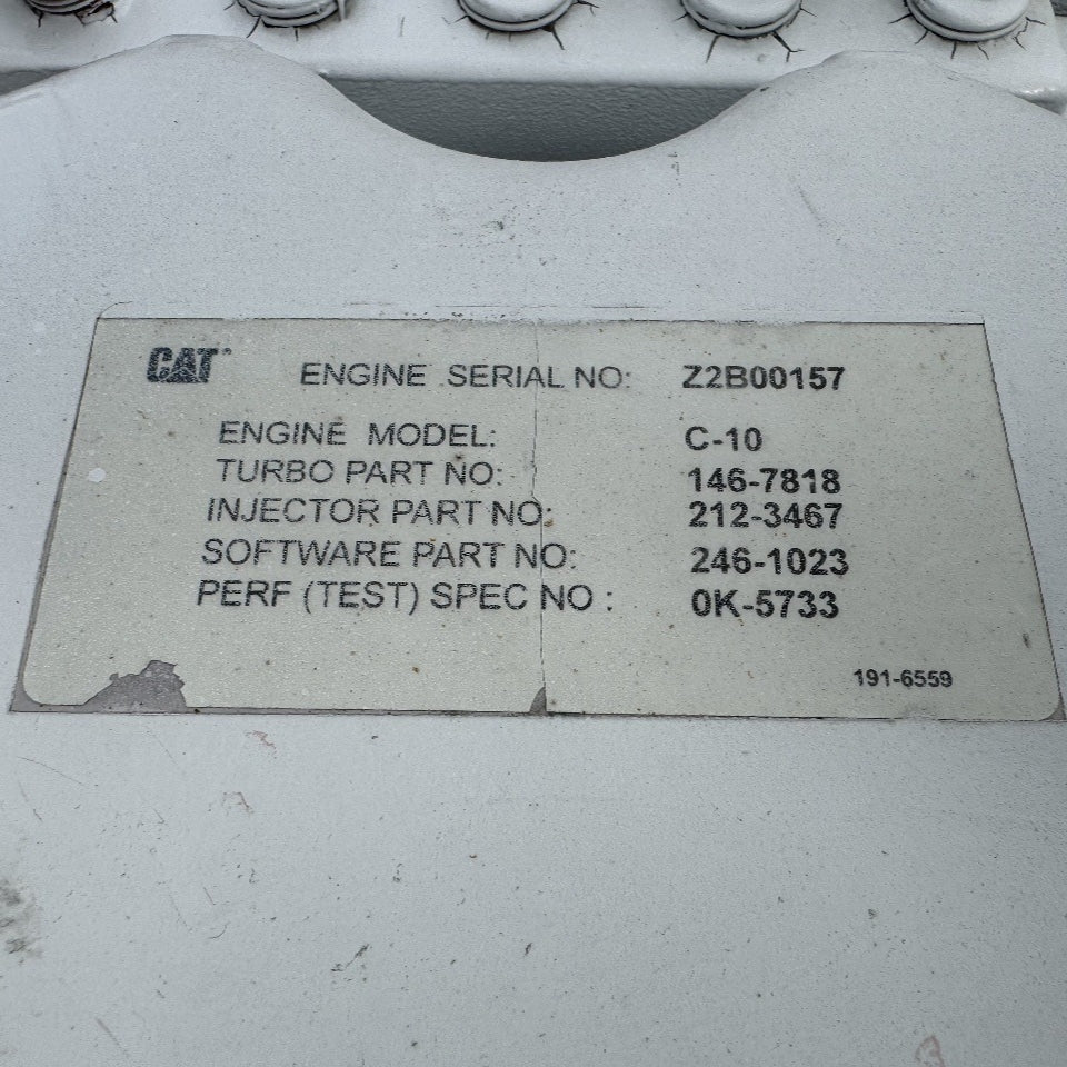 New 2008 CAT C10 325HP 6 Cyl – Tier 2 Marine Diesel Engine for Sale - hdengines.com