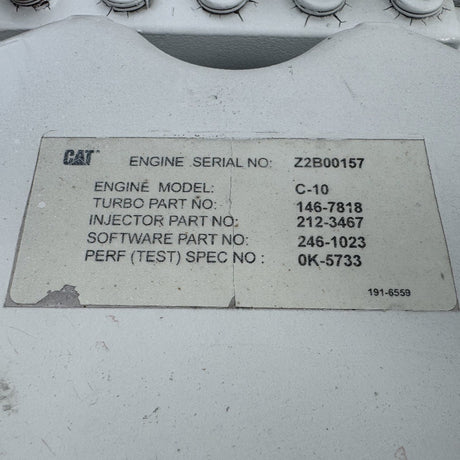 New 2008 CAT C10 325HP 6 Cyl – Tier 2 Marine Diesel Engine for Sale - hdengines.com