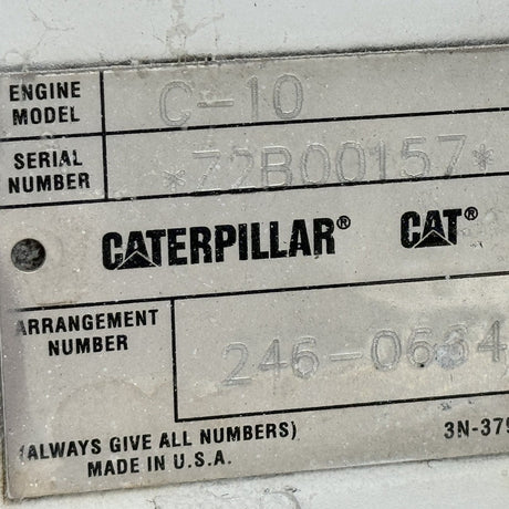 New 2008 CAT C10 325HP 6 Cyl – Tier 2 Marine Diesel Engine for Sale - hdengines.com