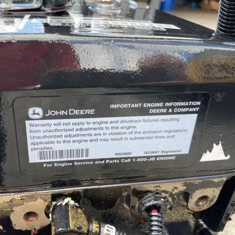 New 2011 John Deere 5030HF285 99HP 4 Cyl Industrial Diesel Engine For Sale - hdengines.com