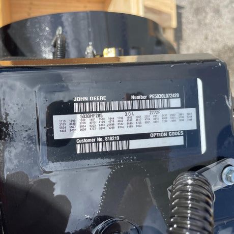 New 2011 John Deere 5030HF285 99HP 4 Cyl Industrial Diesel Engine For Sale - hdengines.com