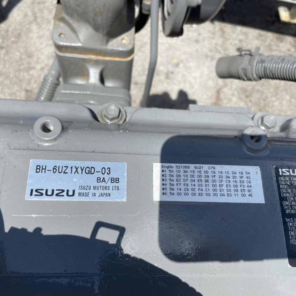 New 2013 Isuzu 6UZ1X 348HP 6 Cyl Industrial Diesel Engine For Sale - hdengines.com