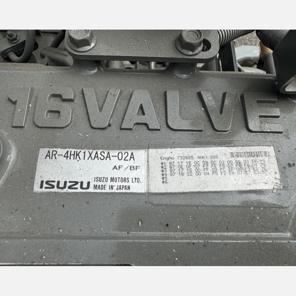 New 2015 Isuzu 4HK1 172 HP 4 Cyl Industrial Diesel Engine For Sale - hdengines.com