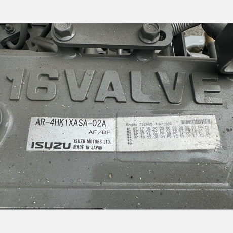 New 2015 Isuzu 4HK1 172 HP 4 Cyl Industrial Diesel Engine For Sale - hdengines.com
