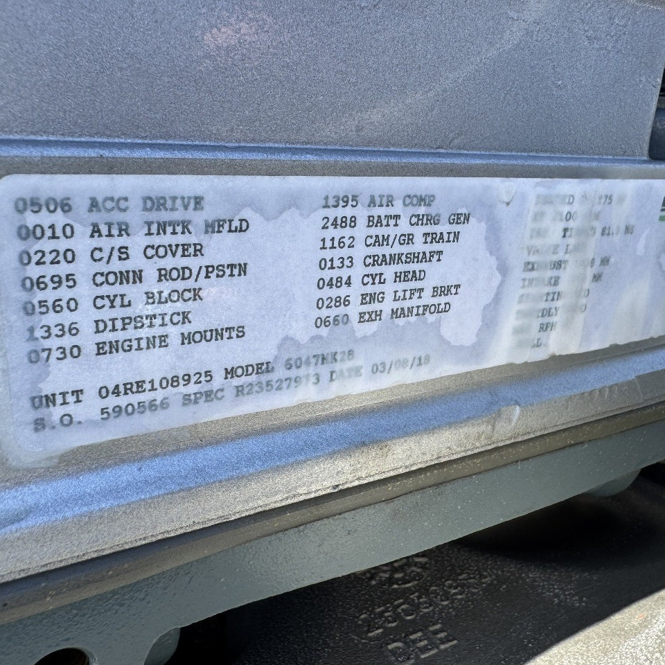 New 2018 Detroit Series 50 375HP 4 Cyl Diesel Engine For Sale – OEM Reman - hdengines.com