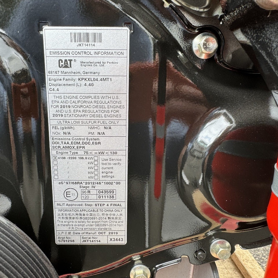New 2019  CAT C4.4 142HP 4 Cyl – Step 4 Final Diesel Engine for Sale - hdengines.com