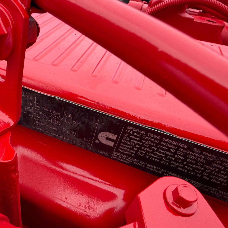 2019 Cummins ISX12 Diesel Engine CCEXH0729XAC, 11.9L, 425HP EPA10